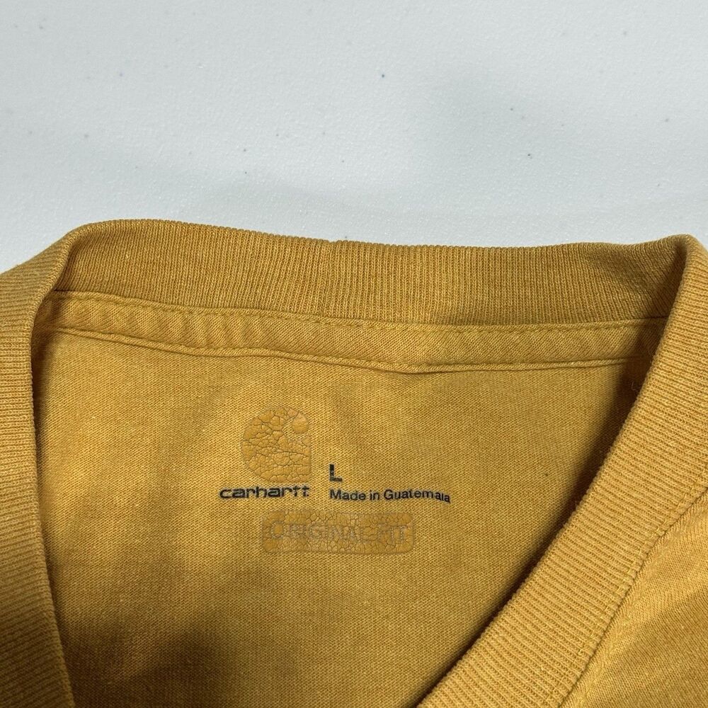 Lot Of 5 Carhartt Shirts Men's Large Original Fit Pocket Tee - Picture 10 of 16